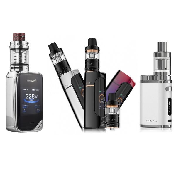 Pack e-cigarette et kit complet pour cigarettes électroniques